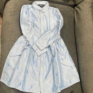 Worn once size 6 polo dress kids
